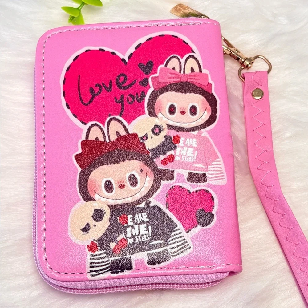 Monster Character Zippy Wallet with Wrist‎ Strap